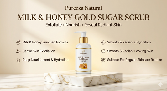 Purezza Milk & Honey Gold Sugar Scrub